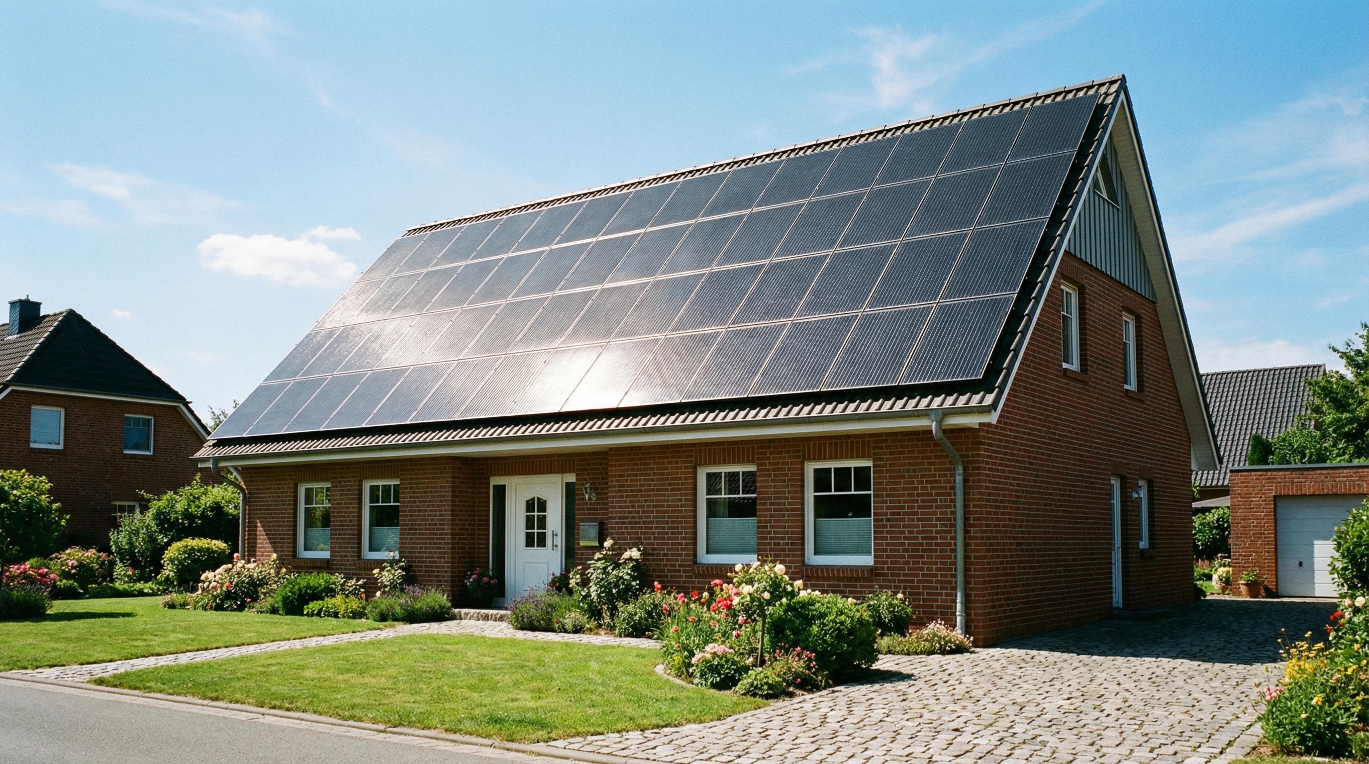 Einfamilienhaus - Mit AIKO Full Black Modulen