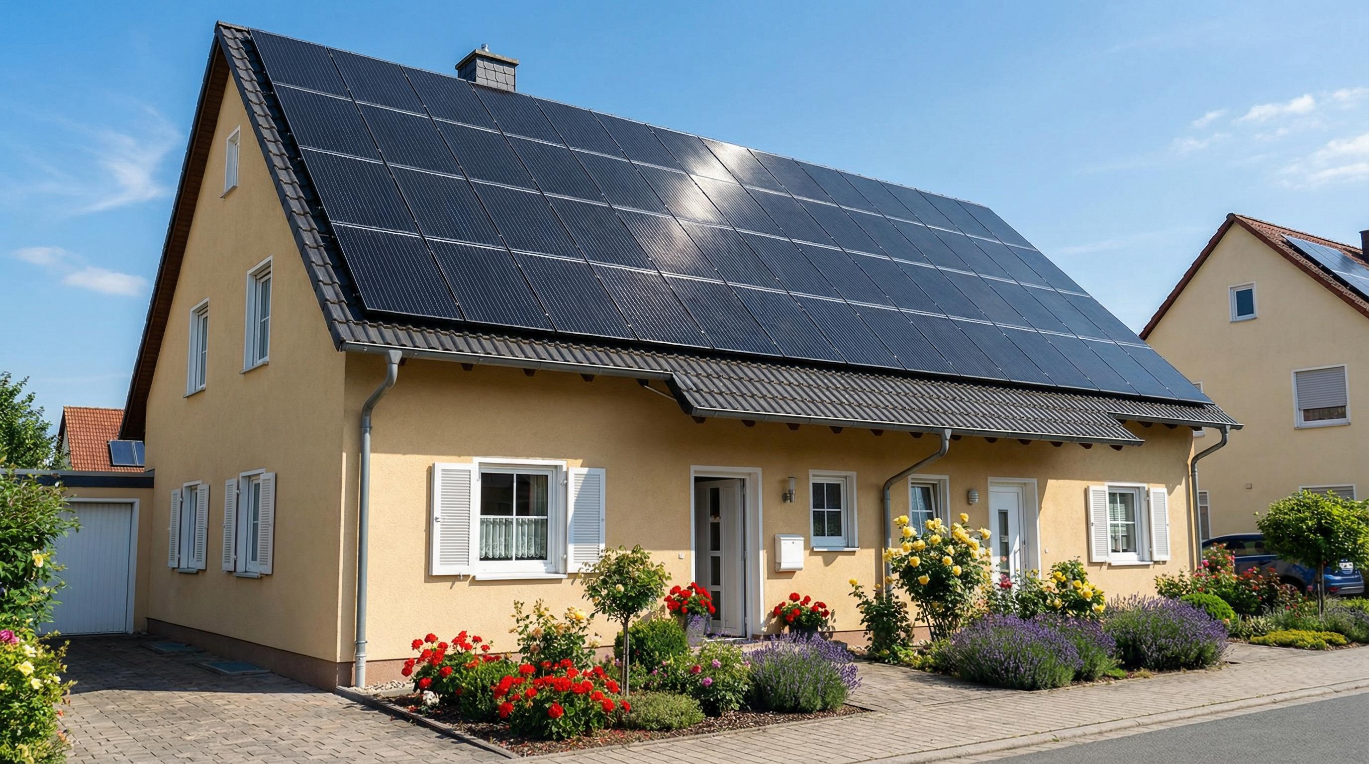 Doppelhaushälfte - Mit AIKO Full Black Modulen